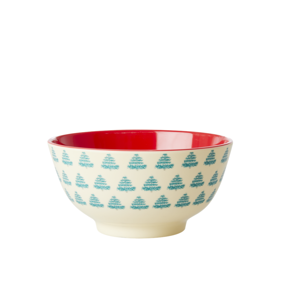 Christmas Tree Print Melamine Bowl Rice DK